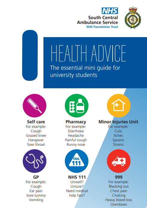 Health Advice -The Essential Mini Guide for University Students